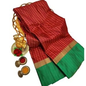 VJ Fashion Women Woven Soft Silk Saree With Blouse Piece_freesize