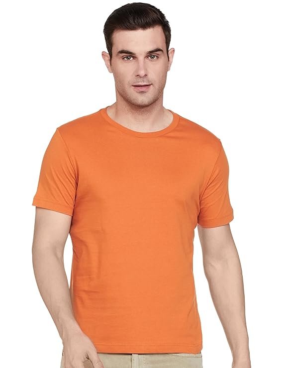 Celsius Men's Crew Neck Half Sleev Slim FIT T-Shirt | Plain – Regular Fit