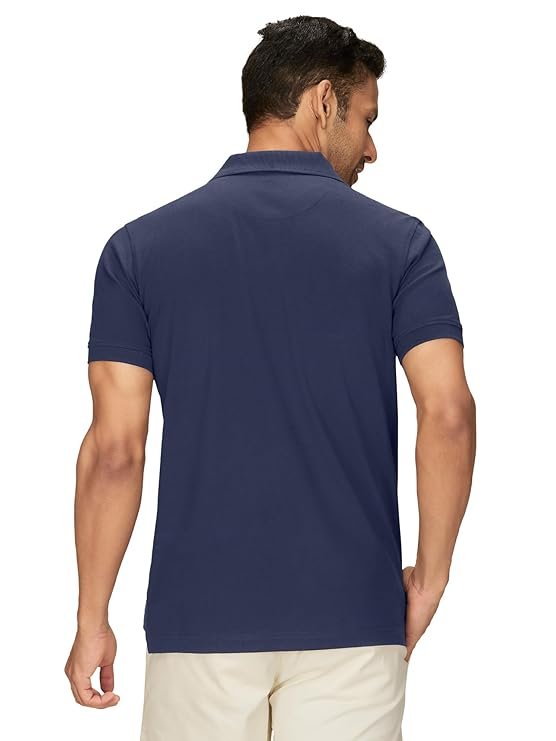 Men's Nova 100% Combed Cotton Regular Fit Polo T-Shirt - Image 2