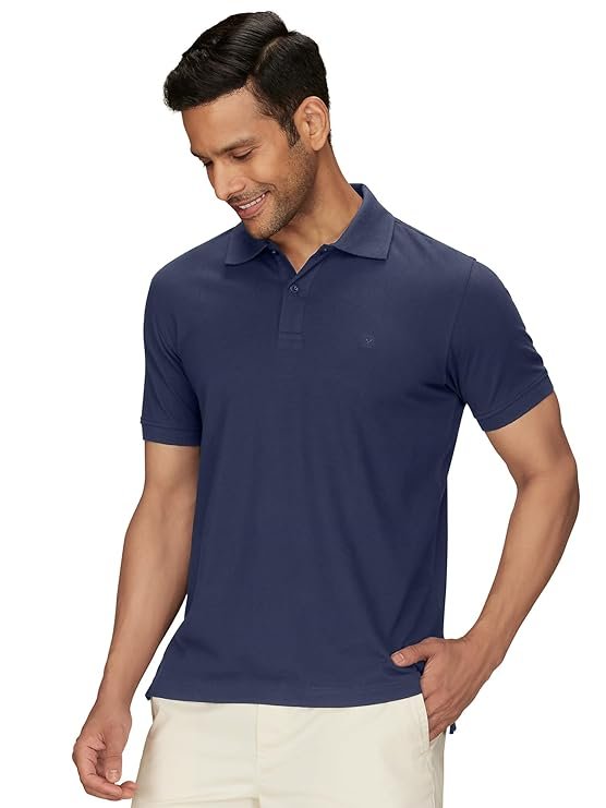 Men's Nova 100% Combed Cotton Regular Fit Polo T-Shirt - Image 3