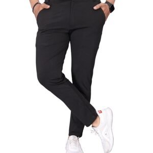 Mehrang Men's Stretchable Stretchable Formal Pant | Stylish Slim Fit Men's Wear  for Office or Party | Polycotton Knitted Fabric